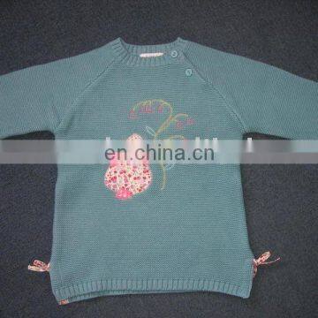 latest children dress designs girls 100 cotton pullover sweater