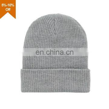 Qianzun custom label men's knit slouch beanie