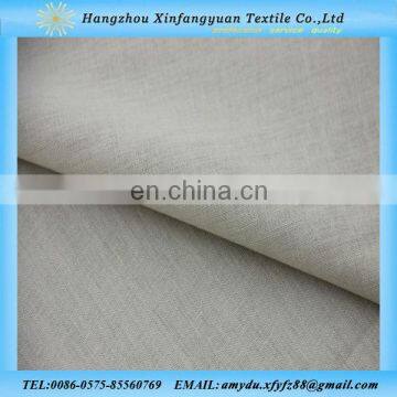 55%linen 45%cotton dyed cotton linen fabric blend for making dress