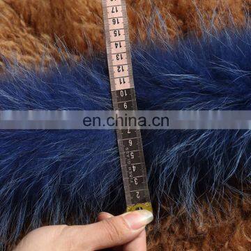 Lantian Fur Top Quality Genuine Raccoon Fur Trim For Hood and Garment photo-3