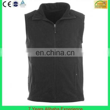 Sleeveless fleece winter vest/black micro fleece gilet/cheap polar fleece vest - 7 Years Alibaba Service