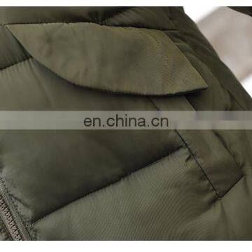 Europe 2017 Winter New Slim Down Cotton Women Korean Version of the Long Hooded Thickening of Cotton
