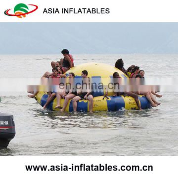 4mdia PVC Tarpaulin Disco Boat Inflatable , Inflatable Towable Water Disco