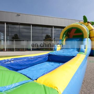 HI outdoor big inflatable water slide for adults, coconut tree water slide