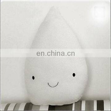 Cute Water Drop Shape Decorated Cushion Pillow