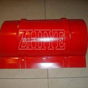 Metal Roof Ridge Capping Roll Forming Machine photo-4