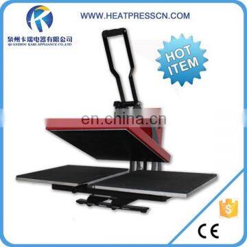 2016 new Double working table manual aucomatic textile sublimation heat presses