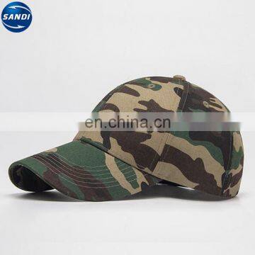 Promotional custom sports camouflage cap