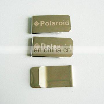 custom laser engrave your name company name personalized logo metal money clip