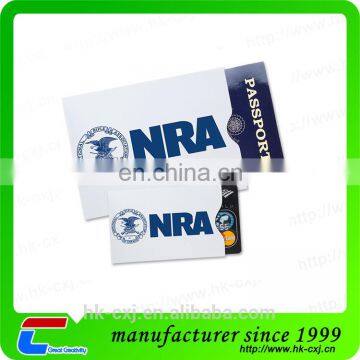 RFID Blocking Paper Sleeve for RFID Cards and Passports