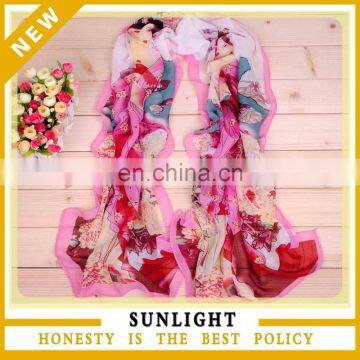 whloesale cheap fashion polyester chiffon scarf