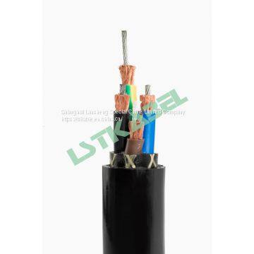 Flexible 3core 95mm2 Reeling Cable With Kevlar Barid Reinforce photo-2