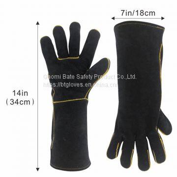 Cow Split Leather Welding Gloves photo-2