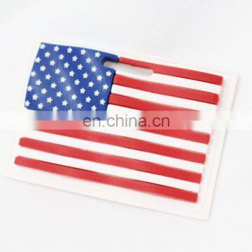 Custom design glow in the dark American flag rubber PVC patch