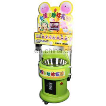 Coin-operated children DIY cotton candy vending machine