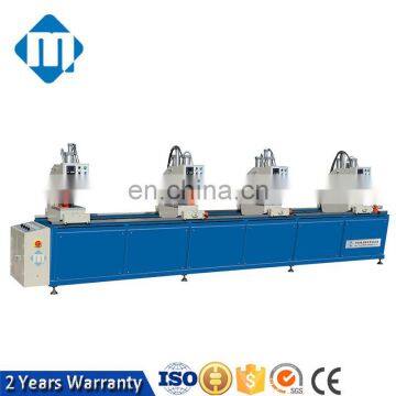 Four head welding machine for pvc window making machine