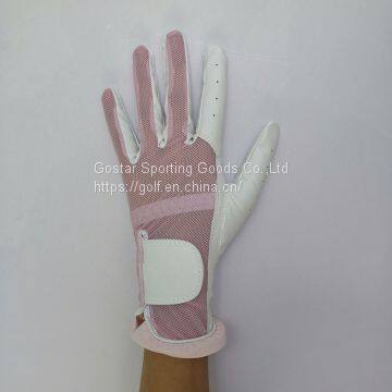 Pink Color Beautiful Design Golf Glove photo-2