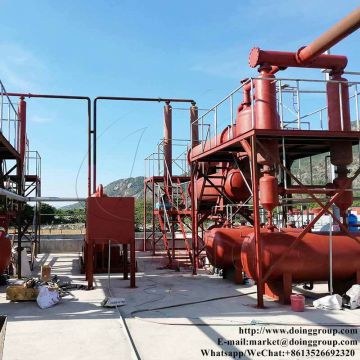 High profits small scale tyre recycling pyrolysis plant With CE ISO