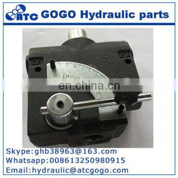 Pressure Compensating Flow Control Valve Hydraulic One Way Check Full Rangevariable Flow Control