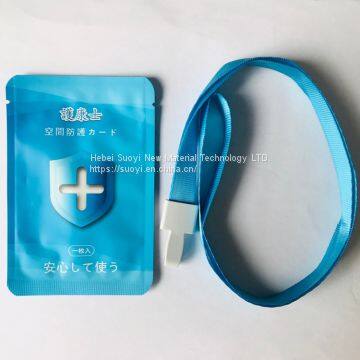 Hot Sale Anti Virus Shut out sterilization Disinfection Protection Card