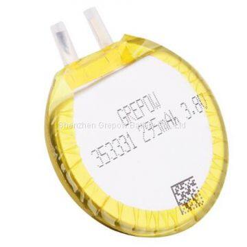 Grepow 295mAh 3.8V Round Shaped Lipo Battery 3033031