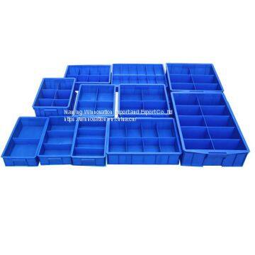 HDPE plastic separation storage box for parts and components