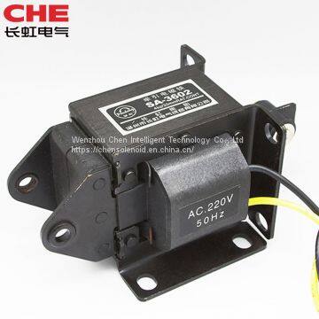 SA-3602 4.0kgf 39.2N 20mm Push AC Solenoid Pull Type Electromagnet for Vending Machine photo-3