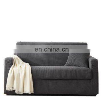 Amazon supplier slipcover sofa cover check pattern pure color stretch sofa cover