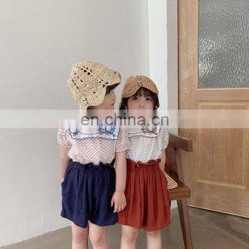 6969/Summer Bud Waist Baby Girls Hot Selling Shorts Thin Casual Loose Pants for 1-6years Girls photo-4