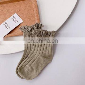 Autumn 2020 New Girls Lace Socks Children Lace Socks Princess Baby Children's Socks photo-4