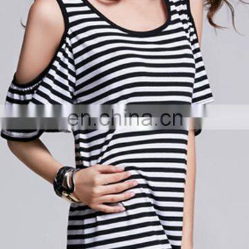 Large Plus Size Women's Clothing Thin Lotus Leaf Wholesale Classic Summer Dress Foreign Trade Off-the-shoulder Dresses photo-4