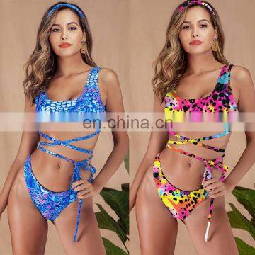 Sexy Zebra Printed Bikini 2019 Female Swimsuit Women Swimwear Bather Bathing Suit Swim Wear Lady Sexy Brazilian String Bikinis