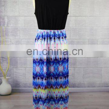 Hand Embroidered Side Trim Polyester Long Maxi Dress Family Matching Mother and Daughter Dress (this Link for WOMAN) photo-5