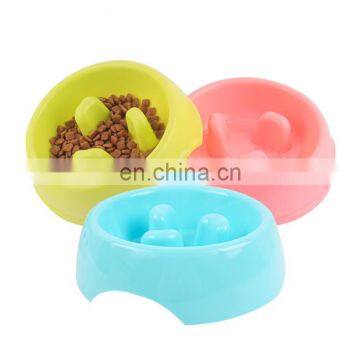 HQP-WS033 HongQiang New anti-slip anti-choking pet Bowl Healthy Bowl anti-choking puppy slow food bowl