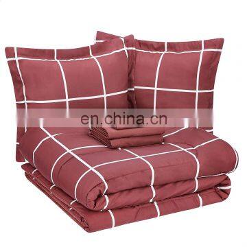 Californian King Comforter Set 7 Piece Comforter Set Luxury Bedding Set photo-3