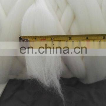 in Stock Super Chunky Knitted Merino Wool Roving Bulk Yarn for Hand Knitting Throw,blanket With Picture photo-5