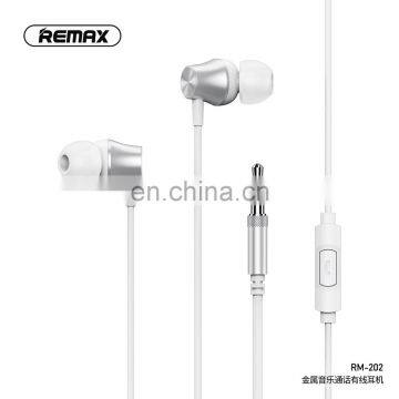 Remax Rm-202 Innovative Sweatproof Wired Control Hands-free In-ear Headphone photo-4