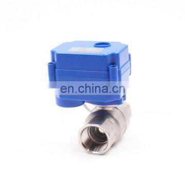 low pressure!   DN15 DC12v DC24v CR02 2 pcs pieces stainless steel mini motorized valve