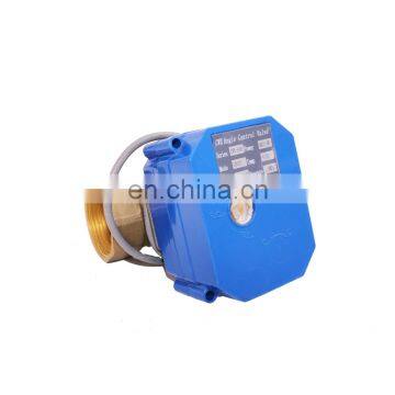CWX AC85-265V 3/4" 12v Brass Motorized 2-way Ball Valve for Water photo-3