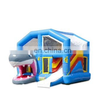 Inflatable Shark Jumpers Kids Jump Bounce House Commercial