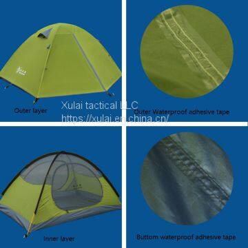 Camping Tent 2-4 Man Aluminum Pole photo-3