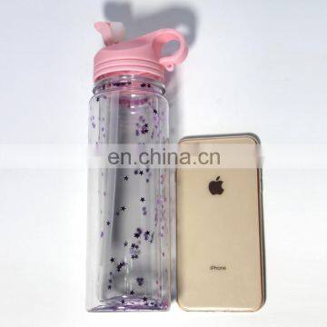2020 New Arrivals Trending Products Double Wall Plastic Water Bottle With Flip Straw photo-5