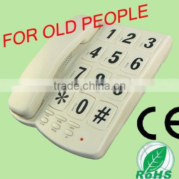 European style big key phone for ederly people