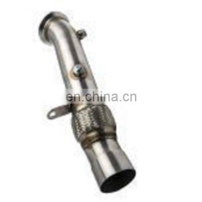Car Catalytic Converter Stainless Steel Exhaust Pipes For BMW 5 Series 2010 - 2014