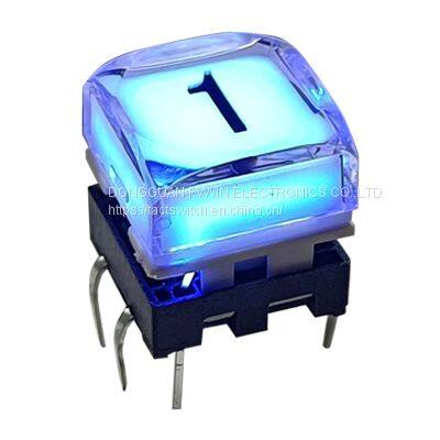 illuminated buttons Function Keys on broadcast panel