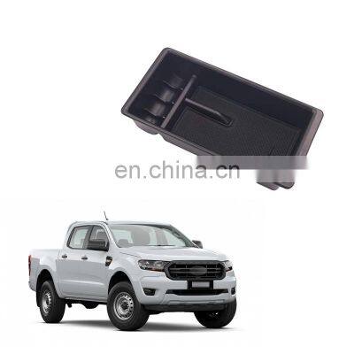 Interior Accessories Parts Silicone Armrest Rest Storage Box Center Control Console Organizer Tray For Ford Ranger 2020