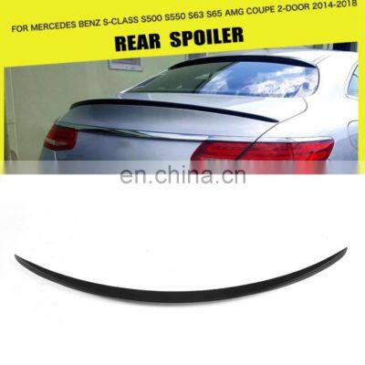 S-Class fiberglass Rear Spoiler for Mercede s Ben z Coupe 2-Door 14-18