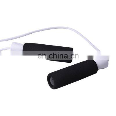 Adjustable Portable Pvc Foam Handle Jump Rope Lightweight Plastic Jumping Rope For Custom Logo photo-5