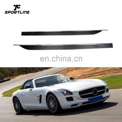 Carbon Fiber C197 Side Skirts for Mercedes Benz R197 SLS AMG GT Convertible 2010-2014