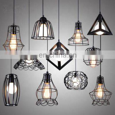 New Design Retro Industrial Iron Pendant light E27 Ceiling Lamps Fixture